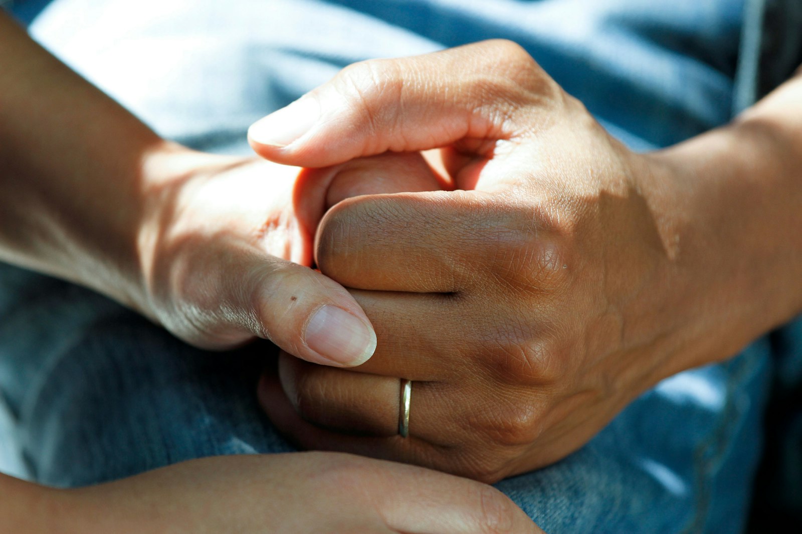 Doctor examining a patient